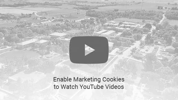 Grey placeholder image indicating the video has been blocked due to cookie preferences.